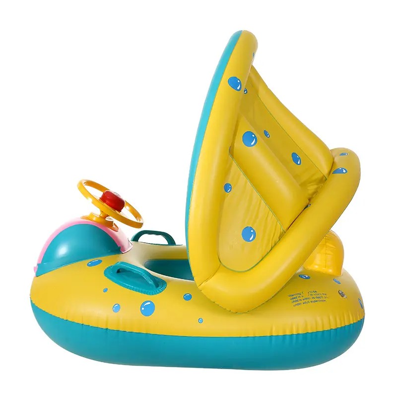Bouée gonflable bébé avec parasol