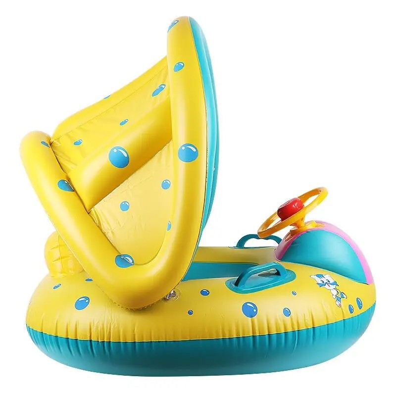 Bouée gonflable bébé avec parasol